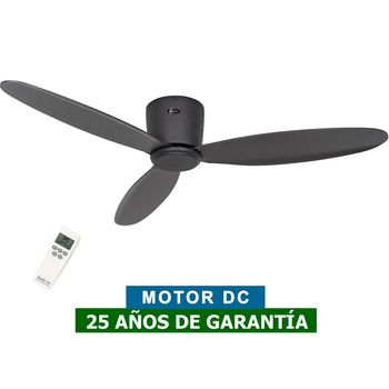 Ventilador De Techo Casafan 311284 Eco Plano Ii 112cm Negro
