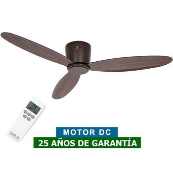 Ventilador De Techo Sin Luz Casafan 313268 Macau 132 Orb-nt Madera