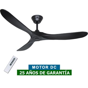 Ventilador De Techo Casafan 315227 Eco Genuino 152cm Negro Mate