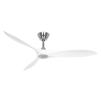 Ventilador De Techo Casafan Eco Airscrew 315242 152cm Motor Dc  / Blanco Mate