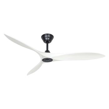 Ventilador De Techo Casafan Eco Airscrew 315246 152cm Motor Negro Dc  /  Aspas Madera