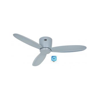 Ventilador De Techo Casafan 311285w Eco Plano Ii 112cm Gris Wi-fi