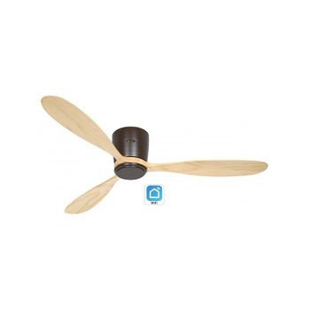 Ventilador De Techo Casafan 313295w Con Wifi Eco Plano Wood Bz-nt