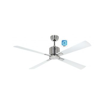 Ventilador De Techo Casafan Con Wifi Eco Neo Iii 132cm 942232w Blanco / Blanco O Gris Claro