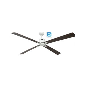 Ventilador De Techo Con Wifi Casafan Eco Neo Iii 180cm 943415w Nogal / Nogal Y Cereza