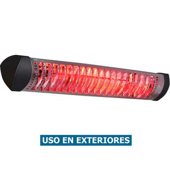 Calefactor Para Exterior Halógeno Por Infrarrojo Mo-el Sharklite 718n