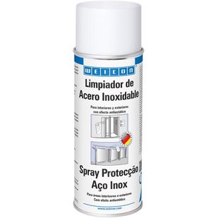 Spray Limpiador De Acero Inoxidable  | 400 Ml | De Efecto Antiestático | Transparente | Weicon