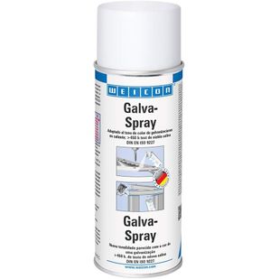 Galva-spray  | 400 Ml | Adaptado Al Tono De Color De Galvanizaciones En Caliente | Weicon