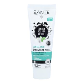 Dentífrico Menta Sin Flúor Sante 75 Ml