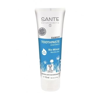 Sante Dentífrico Menta Orgánica Con Flúor 75 Ml