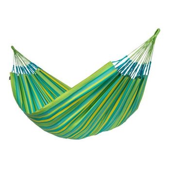 Hamaca Clásica Kingsize Outdoor - 400 X 180 Cm - La Siesta - Brisa Lime