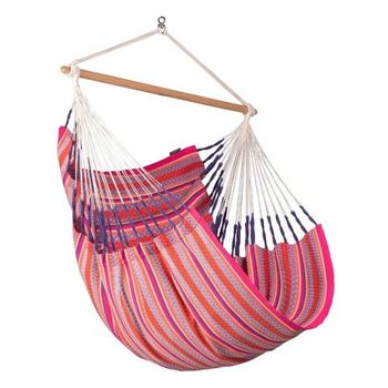 Silla Colgante Comfort - 180 X 115 Cm - La Siesta - Habana Flamingo