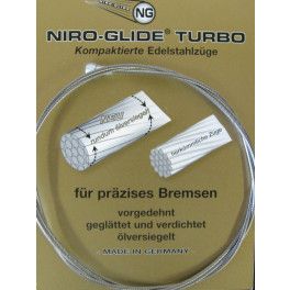 Fasi Cable De Freno Niro-glide Turbo Acero Inoxidable Mtb 2050 Mm X 1.5 Mm (unidad)