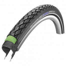 Schwalbe Cubierta Marathon 26x1.50 Greenguard Hs420 Twinskin Perform. Line Endur. Rig. Negro 40-559