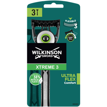 Wilkinson Xtreme 3 Máquina De Afeitar Ultra Flex Wave 3 Uds