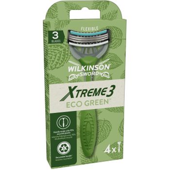 Wilkinson Xtreme 3 Máquina De Afeitar Eco Green 4 Uds