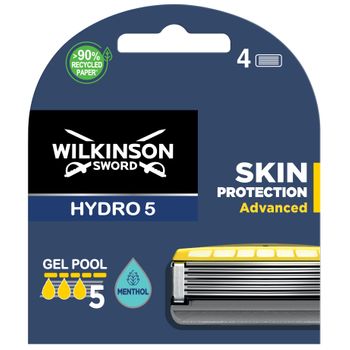 Wilkinson Hydro 5 Sense Energize Cargadores 4 Uds