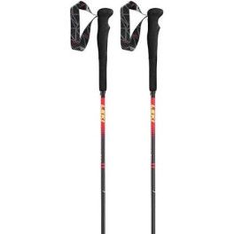 Leki Bastón Trekking Micro Rcm Superlght Rojo Neón-naturcarb-ne 125 - Un Par