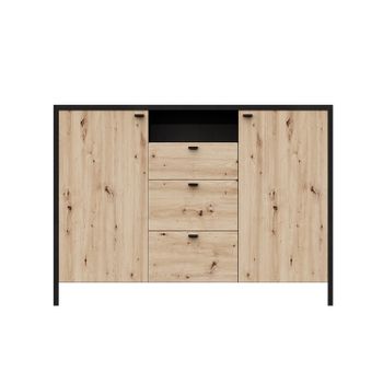 Aparador 2 Puertas 3 Cajones 1 Balda - Loft - L 163,5  X A 40,5  X H 91,5  Cm