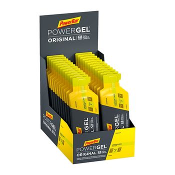 Powerbar - Power Gel Original - 24 Gel X 41 Gr - Aporte De Sodio - Sin Cafeína -  Sabor: L