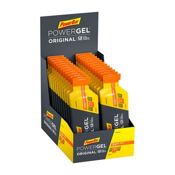 Powerbar - Power Gel Original - 24 Gel X 41 Gr - Aporte De Sodio - Sin Cafeína -  Sabor: F