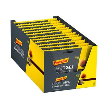 Powerbar - Power Gel Shots - Estuche 24 X 60 G - Gominolas Con Cafeína -  Sabor: Cola - Ca