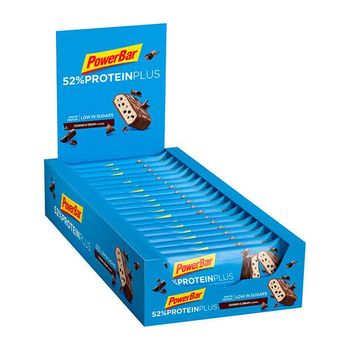 Powerbar - Protein Plus 52% 20 Barritas X 50 Gr - Barritas De Proteína -  Sabor: Cookies