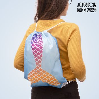 Bolsa Mochila Con Cuerdas Sirena Junior Knows