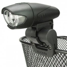 Klick-fix Soporte De Luz Klickfix Con Clip Para Cestas Negro