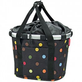 Klick-fix Bolsa Delantera Klickfix Reisenthel 35x28x26 Negro/puntitos