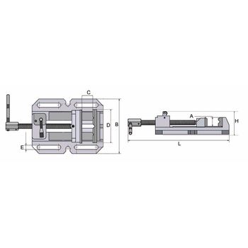 Optimum 3000230 Mordaza Opti Apriete Rapido Bsi-q100