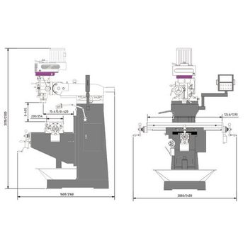 Optimum 3348340 Fresadora Optimill Mf4-b