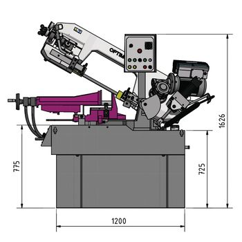 Optimum 3290360 Sierra Sd 351av - Semi-automatica 400v/3ph/50hz