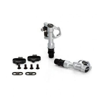 Pedales Xlc Pd-s05 Auto Unilateral Negro-plata Mtb