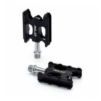 Pedales Xlc Pd-m07 Mtb Eje Cromo Negro-plata Mtb