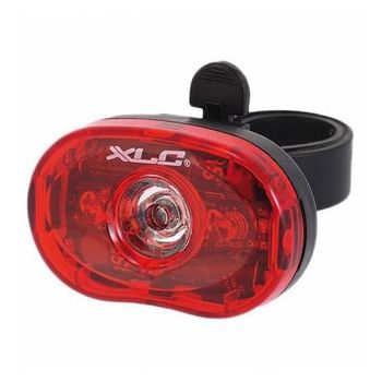 Luz Trasera Xlc Cl-r07 Thebe Ultra Fijación Universal Negro