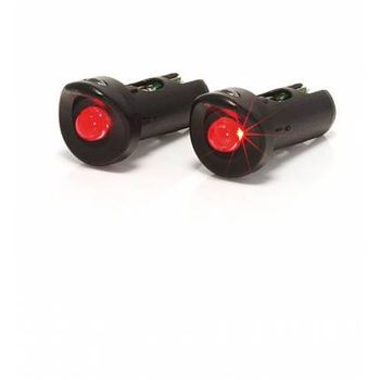 Set Mini Linterna Xlc Cl-s06 Led Roja Para Manillar Carretera Negro