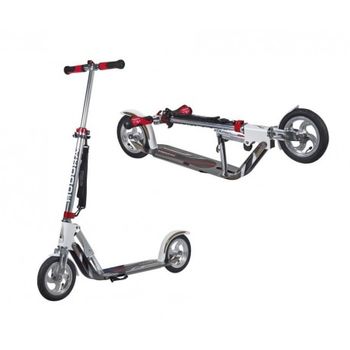 City Scooter Big Wheel Air Hudora Alu 8" Air205 Blanco/plata 205mm