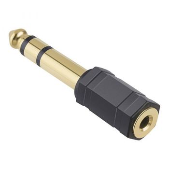 Actecom Adaptador Mini Jack Hembra 3,5mm A Jack Macho 6,3 Calidad V100