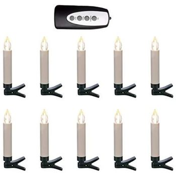 Mini Velas Luces Led Con Mando A Distancia 20 Unidades Hi