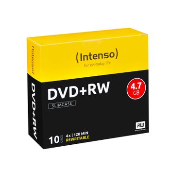 Intenso Dvd+rw 4.7gb, 4x 4,7 Gb 10 Pz