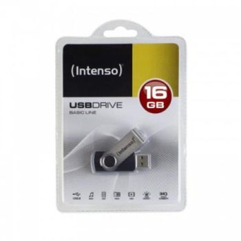 Memoria Usb Intenso Basic Line 16 Gb Negro Plata 16 Gb Memoria Usb