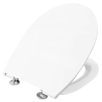 Tapa Y Asiento De Wc Cierre Suave Premium 5 Duroplast Blanco Cornat