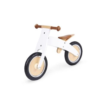 Bicicletas De Madera Con Lacado Blanco Johann