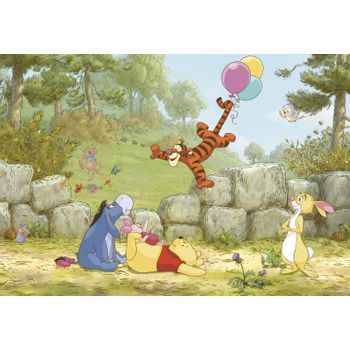 Sanders & Sanders Fotomural Winnie The Pooh Verde - 368 X 254 Cm - 612218