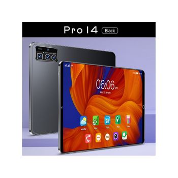 Tablet Veanxin 14pro + Teclado Bluetooth + Funda De Piel + Auriculares + Lápiz Óptico (10'' - 128 Gb - 6 Gb - Wi-fi+5g - Negro)