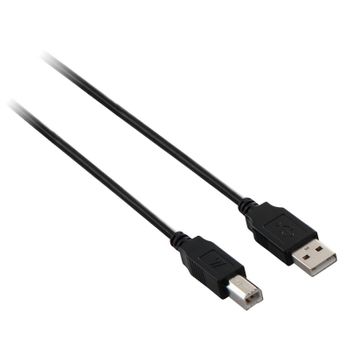 V7 - Cable Usb 2.0 Usb De A A B (m/m), Negro 3 m