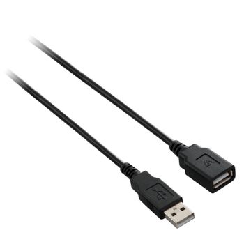 V7 - Cable Extensor Para Usb 2.0 Usb De A A A (m/h) Negro 1,8 m