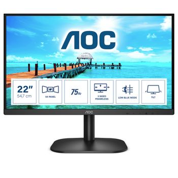 Aoc - B2 22b2h/eu Led Display 54,6 Cm (21.5") 1920 X 1080 Pixeles Full Hd Negro