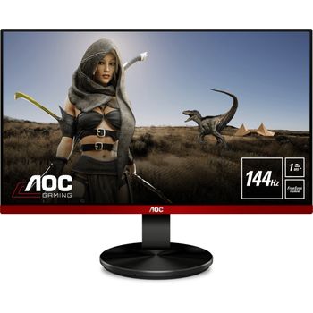 Aoc - 90 Series G2490vxa Led Display 60,5 Cm (23.8") 1920 X 1080 Pixeles Full Hd Negro, Rojo